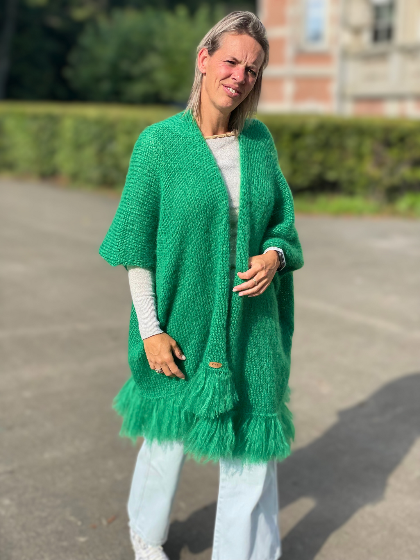 Poncho cardigan