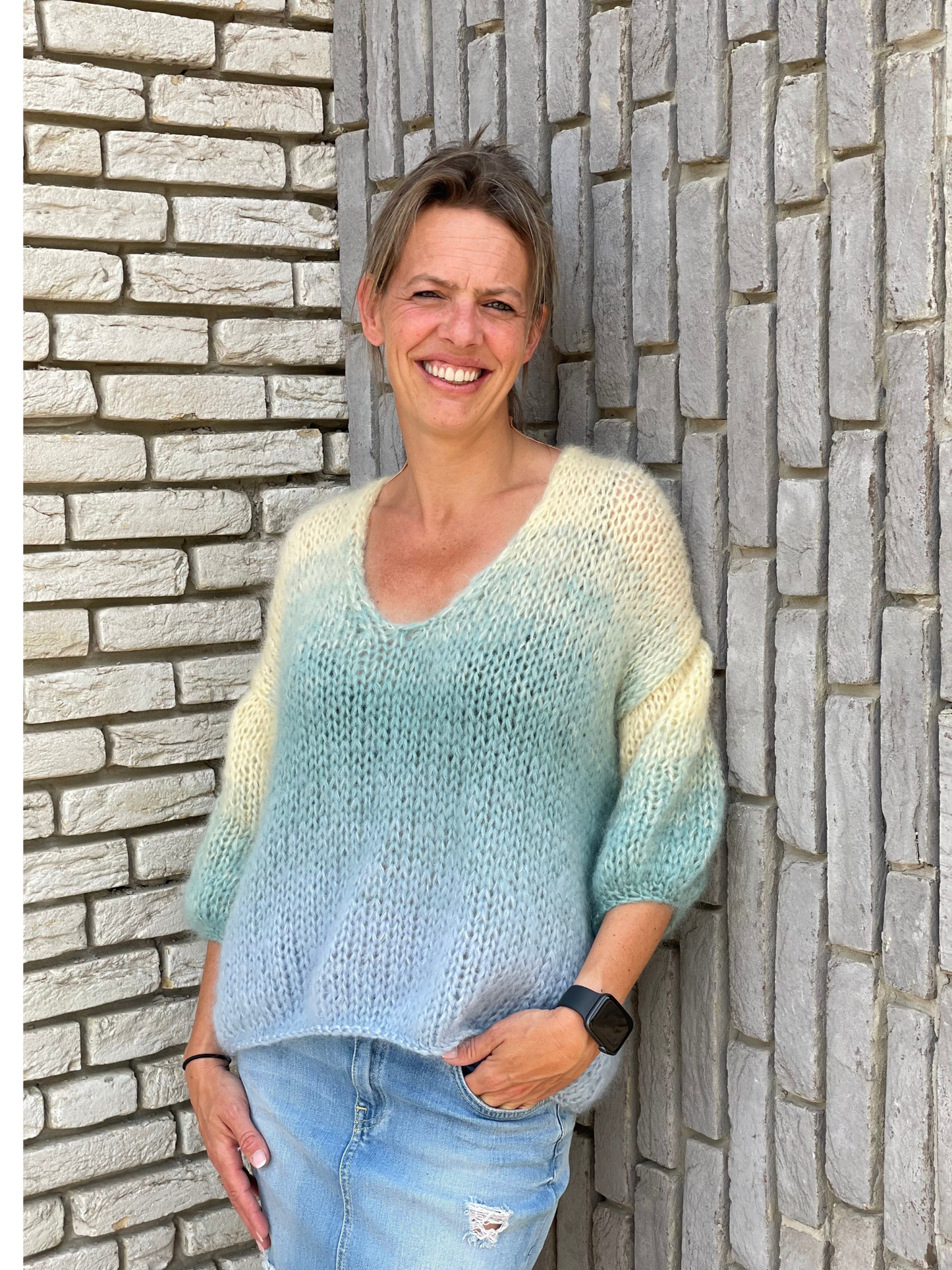 Pullover degradé